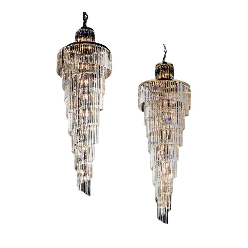 Vencha CHANEL - Large Spiral Chandelier Ceiling Light-Vencha-Ozlighting.com.au