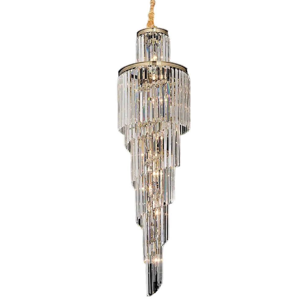 Vencha CHANEL - Small Spiral Chandelier Ceiling Light-Vencha-Ozlighting.com.au