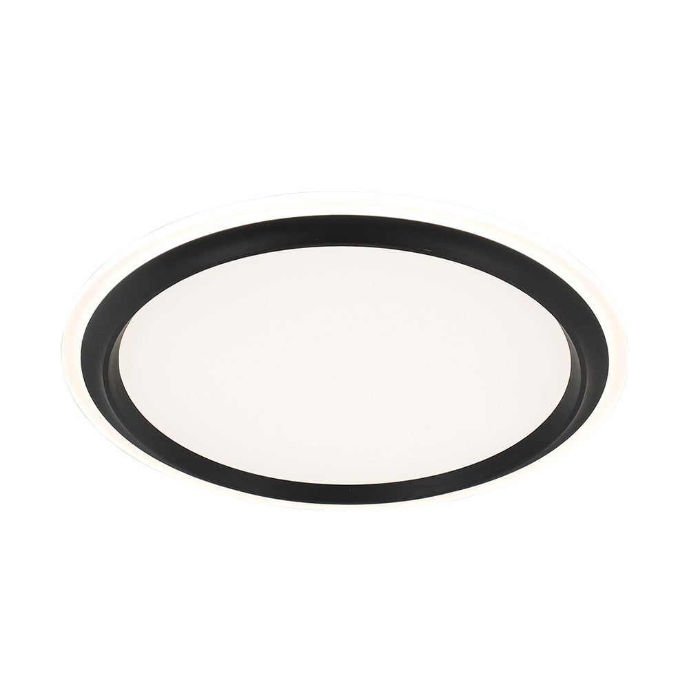 Vencha DUKE - Oyster Ceiling Light - Black-Vencha-Ozlighting.com.au