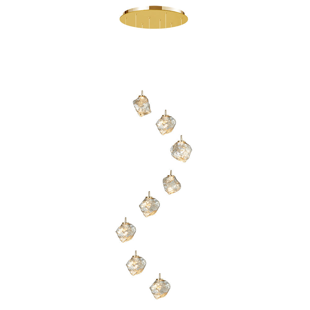 Vencha GEM - 8 Light Round Pendant-Vencha-Ozlighting.com.au