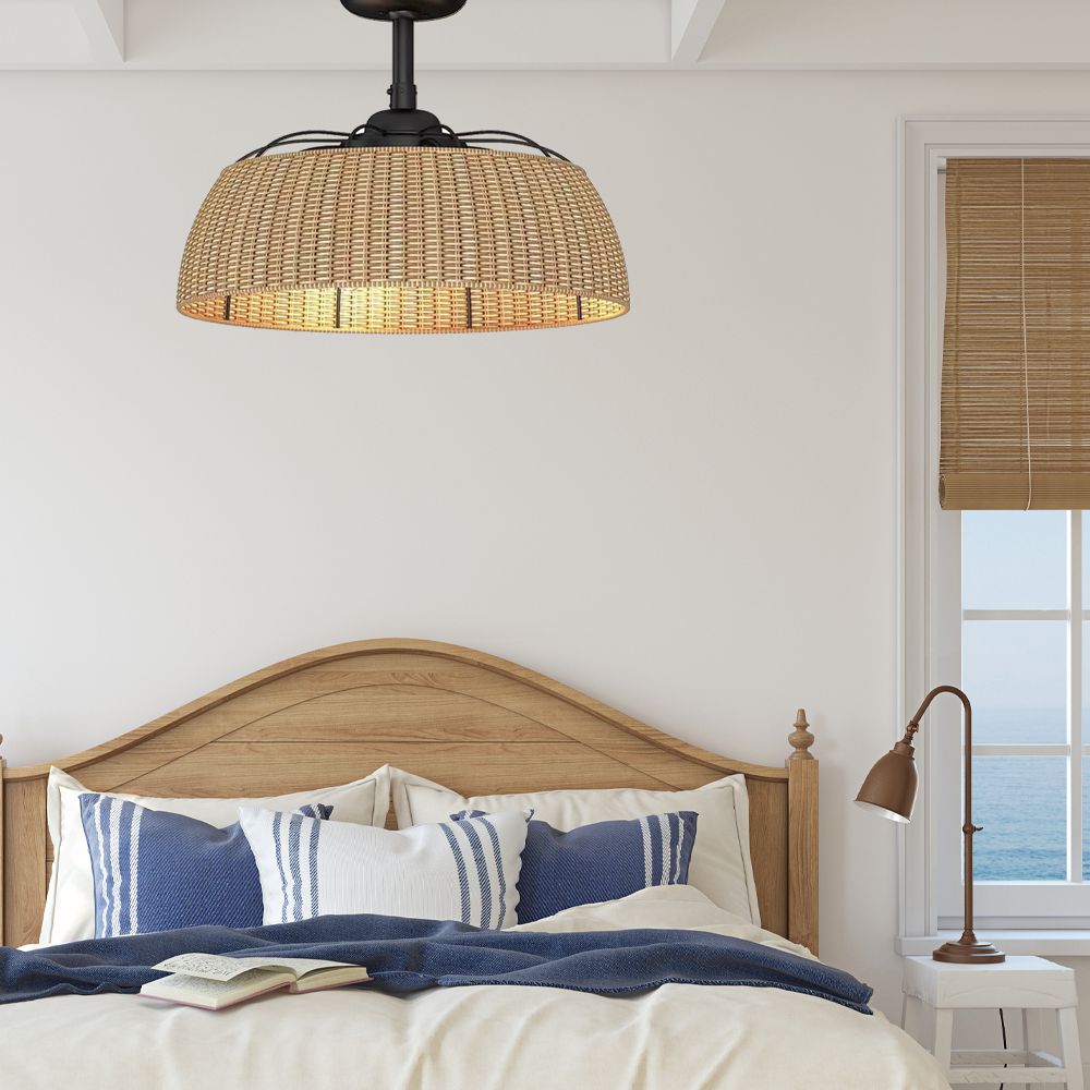Vencha HARLOW - 14" 500mm DC Ceiling Light Fan-Vencha-Ozlighting.com.au