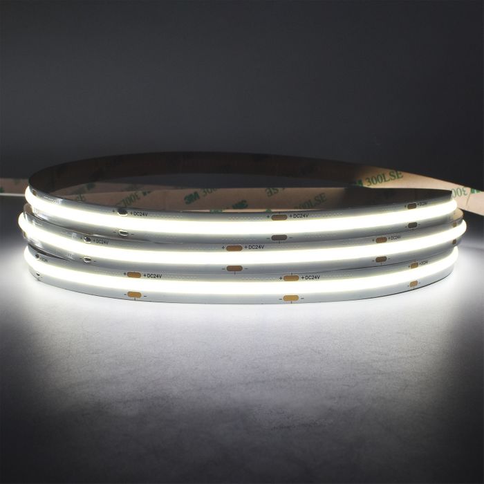 Vencha LED Strip Light - 10W COB Long Run, 24V, IP20, 1m, 6000K - DRIVER REQUIRED-Vencha-Ozlighting.com.au