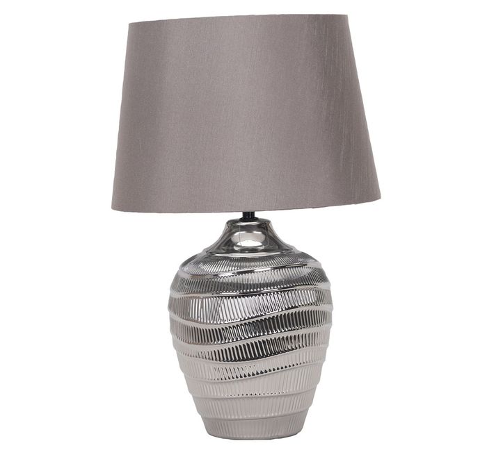 Vencha Lena Table Lamp - Silver-Vencha-Ozlighting.com.au