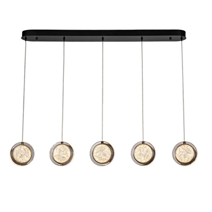 Vencha Yoyo-5 Bar Pendant Light - Gun Metal-Vencha-Ozlighting.com.au