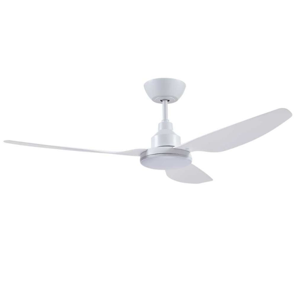 Ventair GLACIER - 3 Blade 52" 1300mm DC Ceiling Fan with Switchable CCT LED Light-Ventair-Ozlighting.com.au