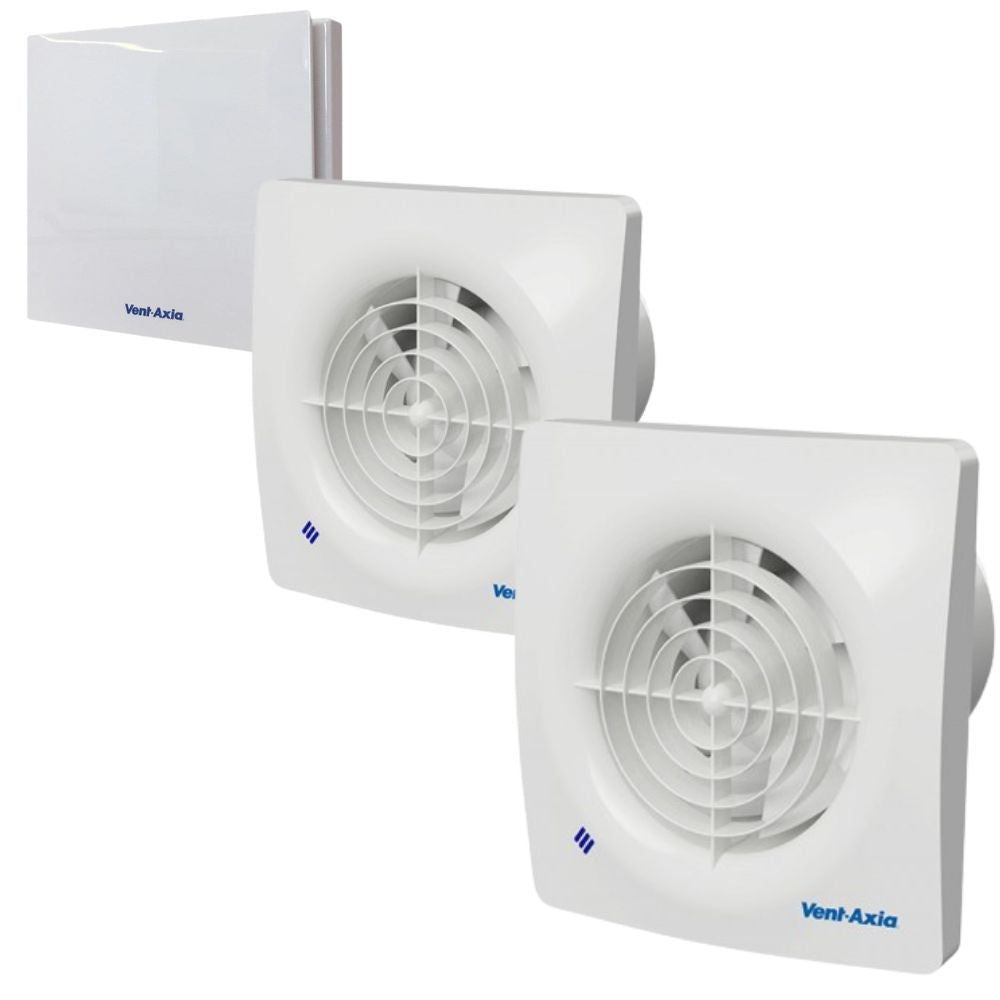Ventair SIMPLY QUIET Wall/Ceiling Exhaust Fan - Timer-Ventair-Ozlighting.com.au