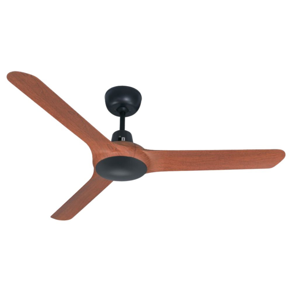 Ventair SPYDA-50 - 3 Blade 1250mm 50" Fully Moulded PC AC Ceiling Fan - Bamboo-Ventair-Ozlighting.com.au