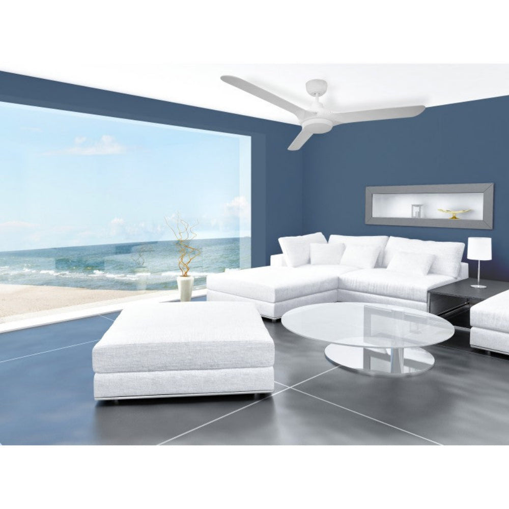 Ventair SPYDA-56-LIGHT - 3 Blade 1400mm 56" Fully Moulded DC Ceiling Fan With 20W LED Light-Ventair-Ozlighting.com.au