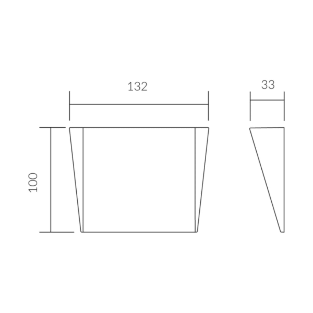 Vibe 8005 Series Wall Light Colour Selectable Surface Mount-Vibe Lighting-Ozlighting.com.au