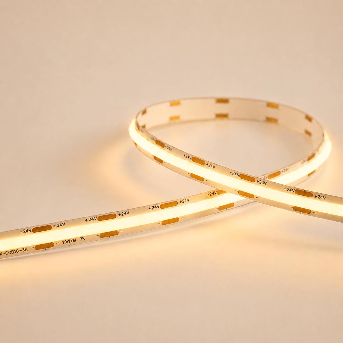 Vibe COB LED Strip - 10W/m, 24V, 3000K - DRIVER REQUIRED-Vibe Lighting-Ozlighting.com.au
