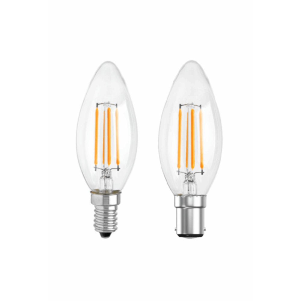 Vibe VBLC LED Filament Candle Globe - B15 / E14-Vibe Lighting-Ozlighting.com.au