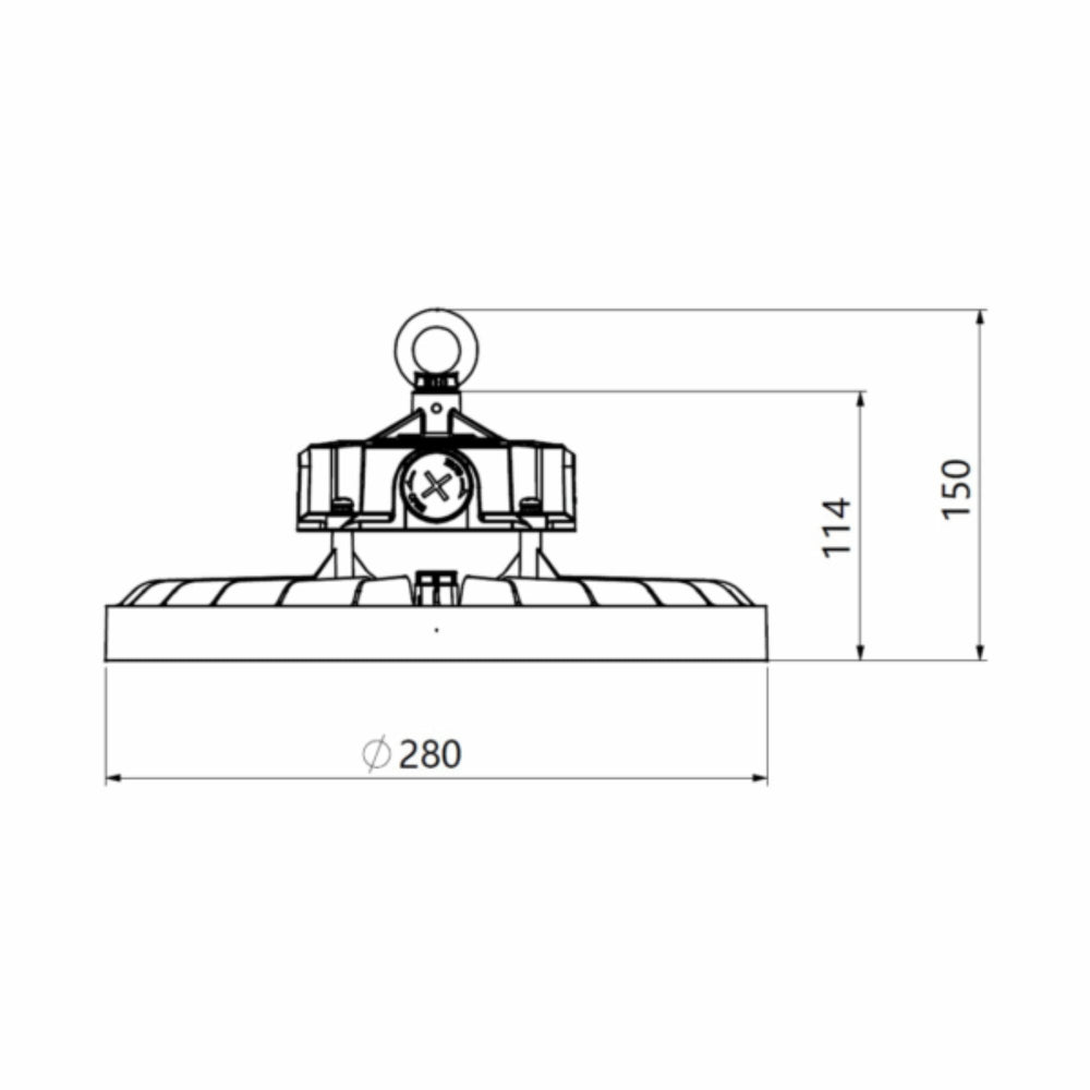 Vibe VBLHB-B1-PA LED High Bay 5000K - Power Adjustable-Vibe Lighting-Ozlighting.com.au