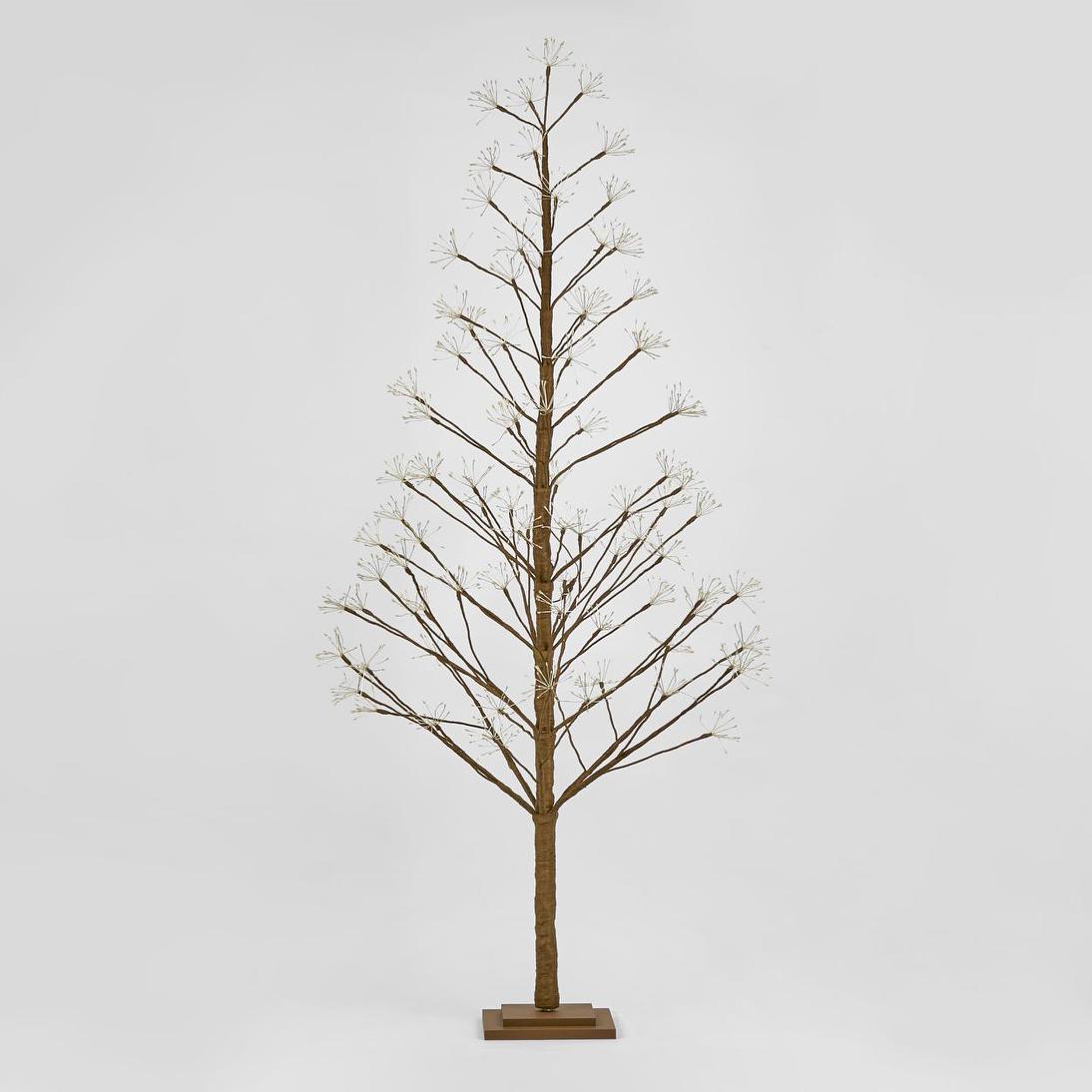 Vixen & Velvet NATURE STARRY Light-Up Tree - 210cm, Brown, 1920 LEDs-VIXEN & VELVET-Ozlighting.com.au