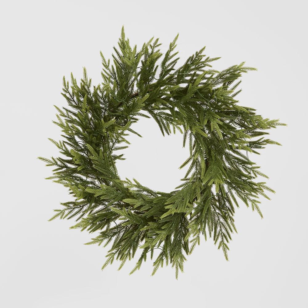 Vixen & Velvet Touch Light-Up Wreath - 60cm, Soft-VIXEN & VELVET-Ozlighting.com.au