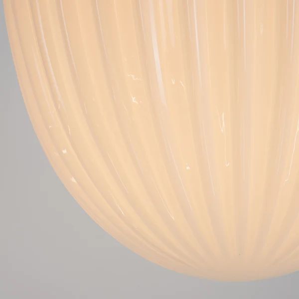 Zaffero COSTOLETTE - Small Ribbed Glass Pod Pendant-Zaffero-Ozlighting.com.au