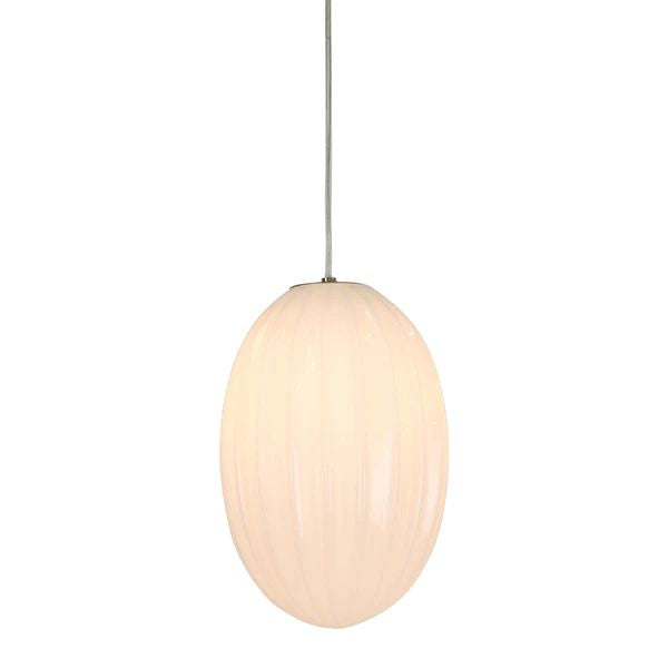 Zaffero COSTOLETTE - Small Ribbed Glass Pod Pendant-Zaffero-Ozlighting.com.au