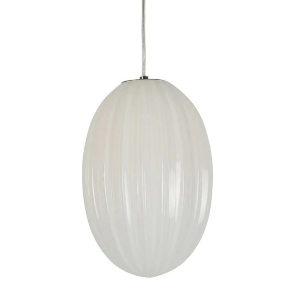 Zaffero COSTOLETTE - Small Ribbed Glass Pod Pendant-Zaffero-Ozlighting.com.au