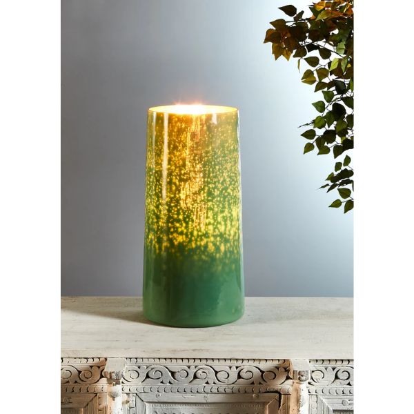 Zaffero NOUVEAU Table Lamp - Hand-Blown & Coloured Art Glass Tall Cylinder-Zaffero-Ozlighting.com.au