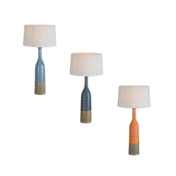 Zaffero POTTERS Table Lamp - Slim Glazed Ceramic-Zaffero-Ozlighting.com.au