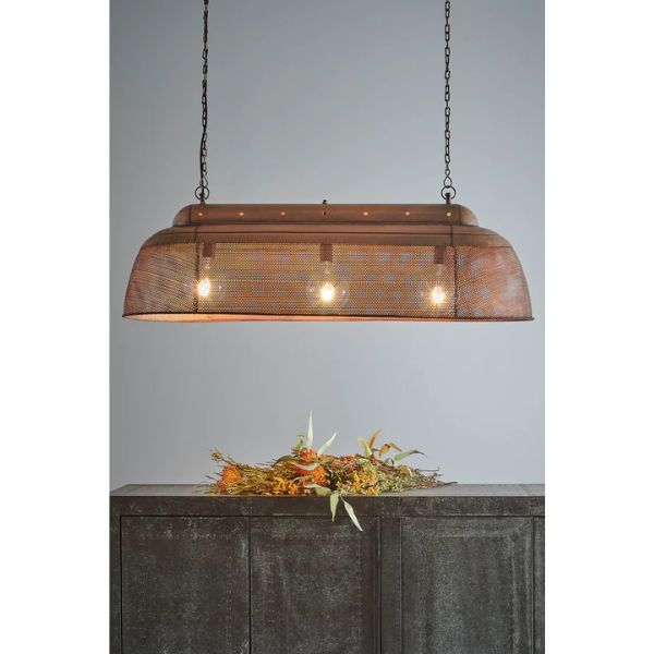 Zaffero RIVA - 3/4 Light Perforated Metal Ceiling Pendant-Zaffero-Ozlighting.com.au