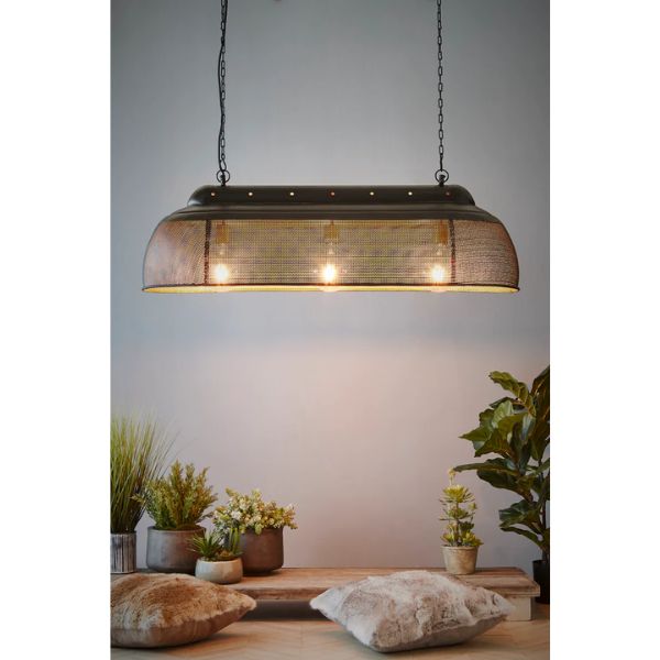 Zaffero RIVA Pendant - 3/4 Light Perforated Metal-Zaffero-Ozlighting.com.au