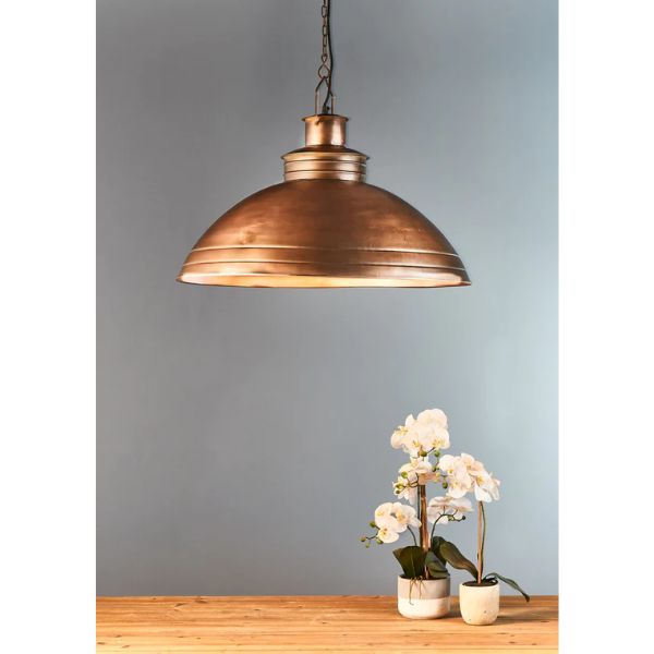 Zaffero SHELDON Pendant - 1 Light Dome-Zaffero-Ozlighting.com.au