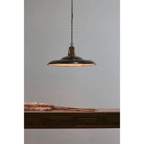 Zaffero ZETLAND Pendant - Enamelled Iron Dish-Zaffero-Ozlighting.com.au