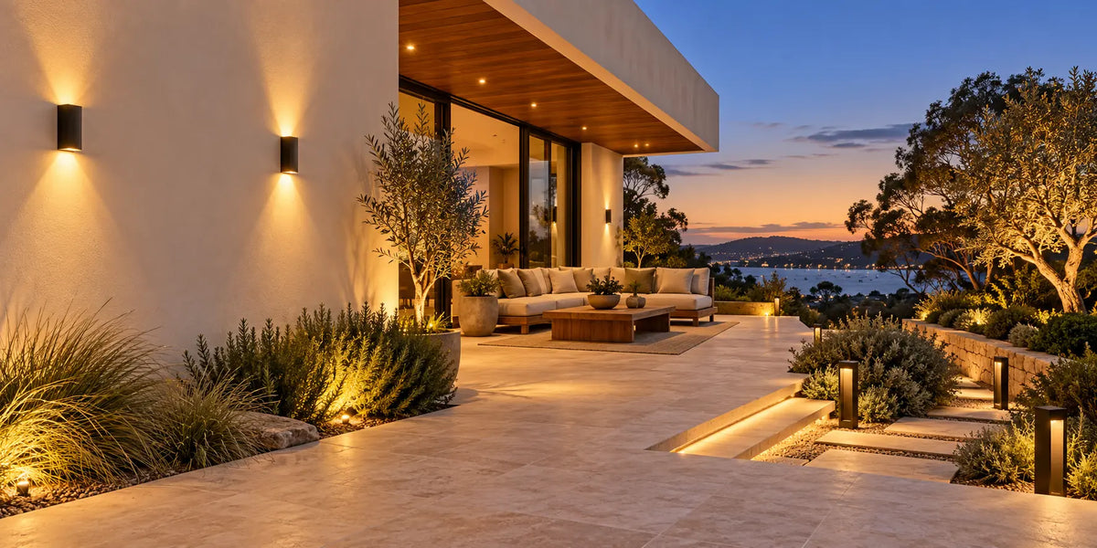 Ozlighting outdoor lighting desktop banner
