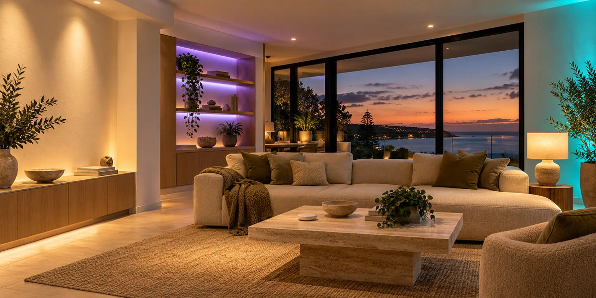 Ozlighting smart lighting desktop banner