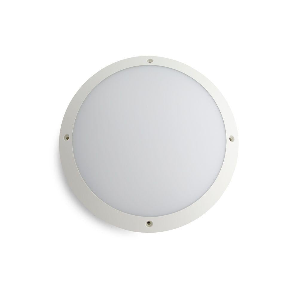 Atom AT3016 LED Bunker Ceiling/Wall Light - 12W, 4000K, IP65, Round, Oval-Atom Lighting-Ozlighting.com.au