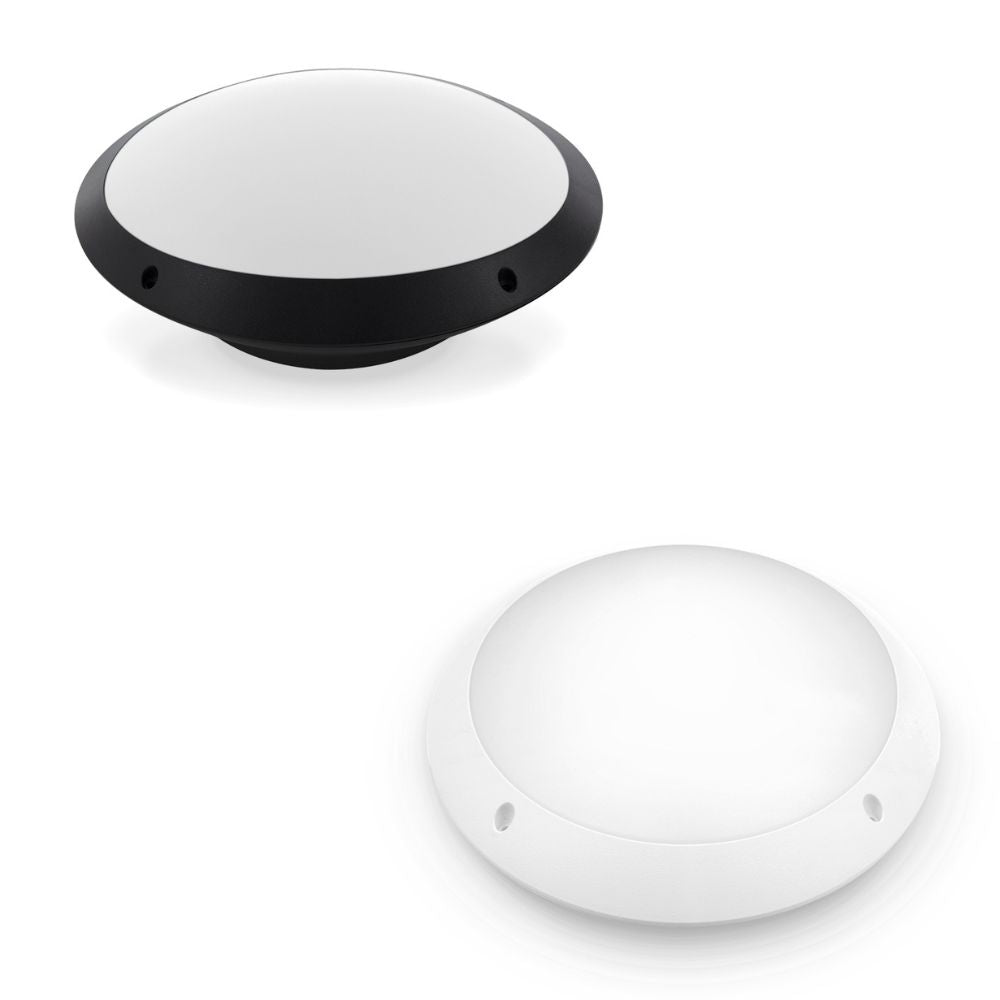 Atom AT3016 LED Bunker Light - 12W, IP66, Oval, Round-Atom Lighting-Ozlighting.com.au