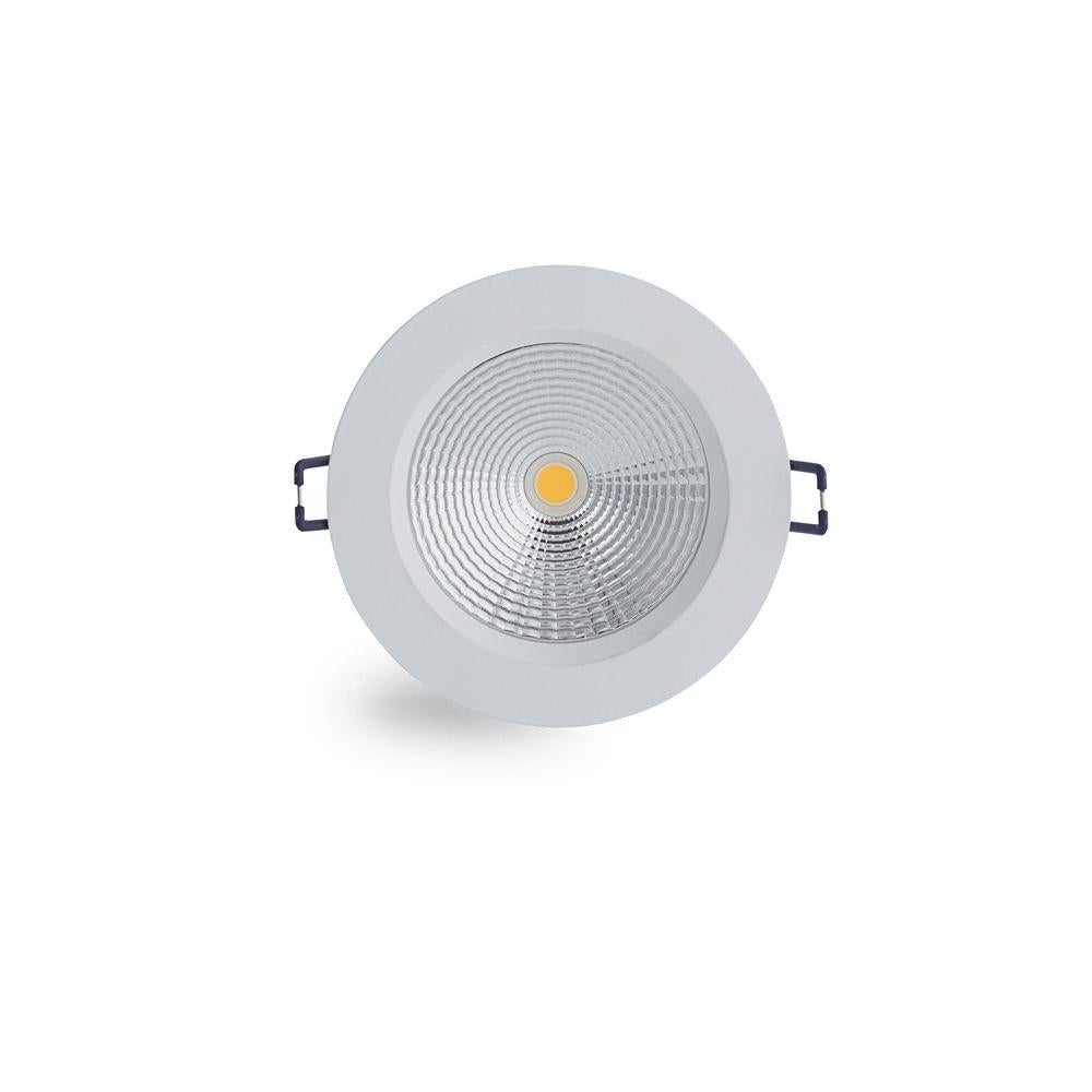 Atom AT9012 LED Downlight - 12W, 3000K/4000K, Dimmable, IP44, Round, Deep Face-Atom Lighting-Ozlighting.com.au