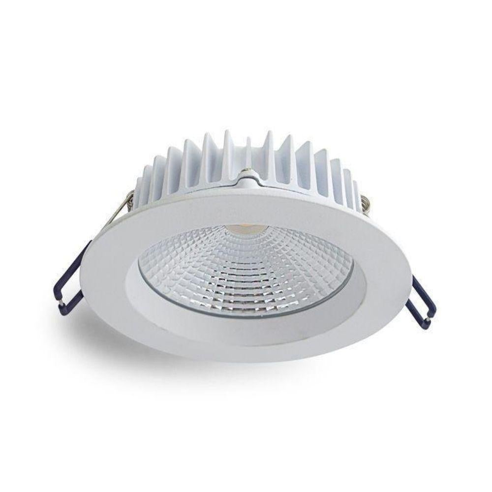 Atom AT9012 LED Downlight - 12W, 3000K/4000K, Dimmable, IP44, Round, Deep Face-Atom Lighting-Ozlighting.com.au