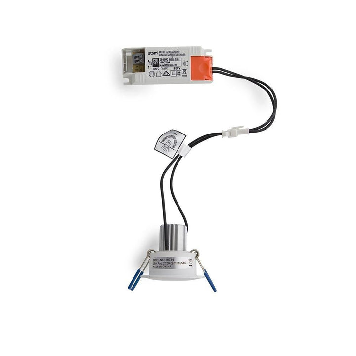 Atom AT9014 - 3W LED Miniature Adjustable Cabinet Downlight IP20 - 3000K/4000K-Atom Lighting-Ozlighting.com.au