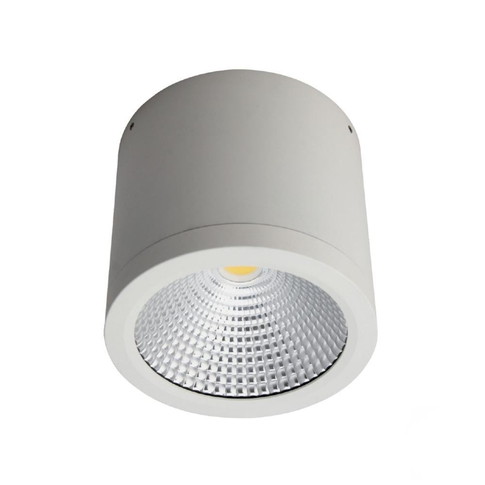 Atom AT9064/5/6 LED Downlight - 10W/25W/35W, Dimmable, IP54, Surface Mount-Atom Lighting-Ozlighting.com.au