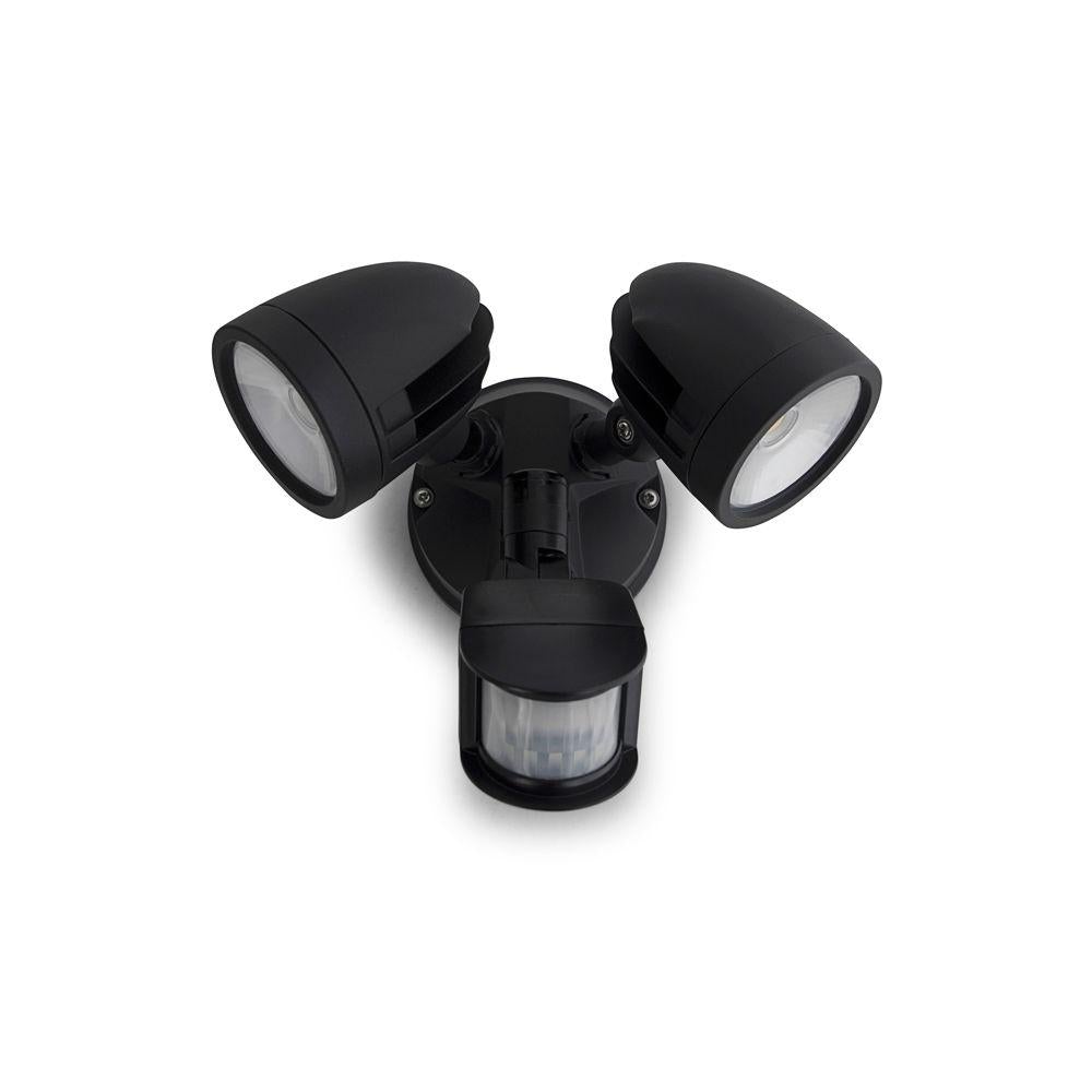 Atom AT9133 LED Twin Spotlight - 24W, with Sensor IP44-Atom Lighting-Ozlighting.com.au