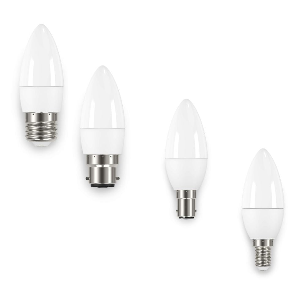 Atom AT9421 - 6W C35 Frosted Candle LED Lamp IP20-Atom Lighting-Ozlighting.com.au