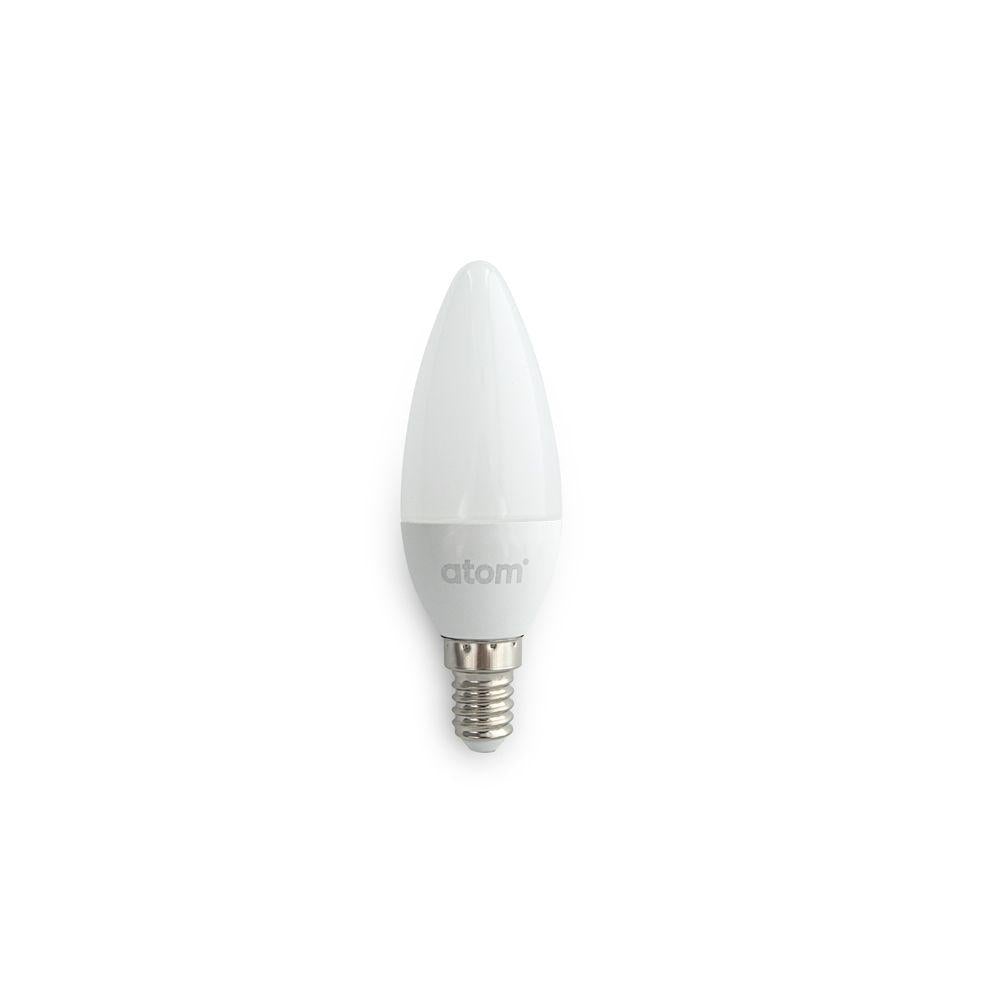Atom AT9421 LED Globe - 6W, B22/B15/E14, Candle, Dimmable, IP20-Atom Lighting-Ozlighting.com.au