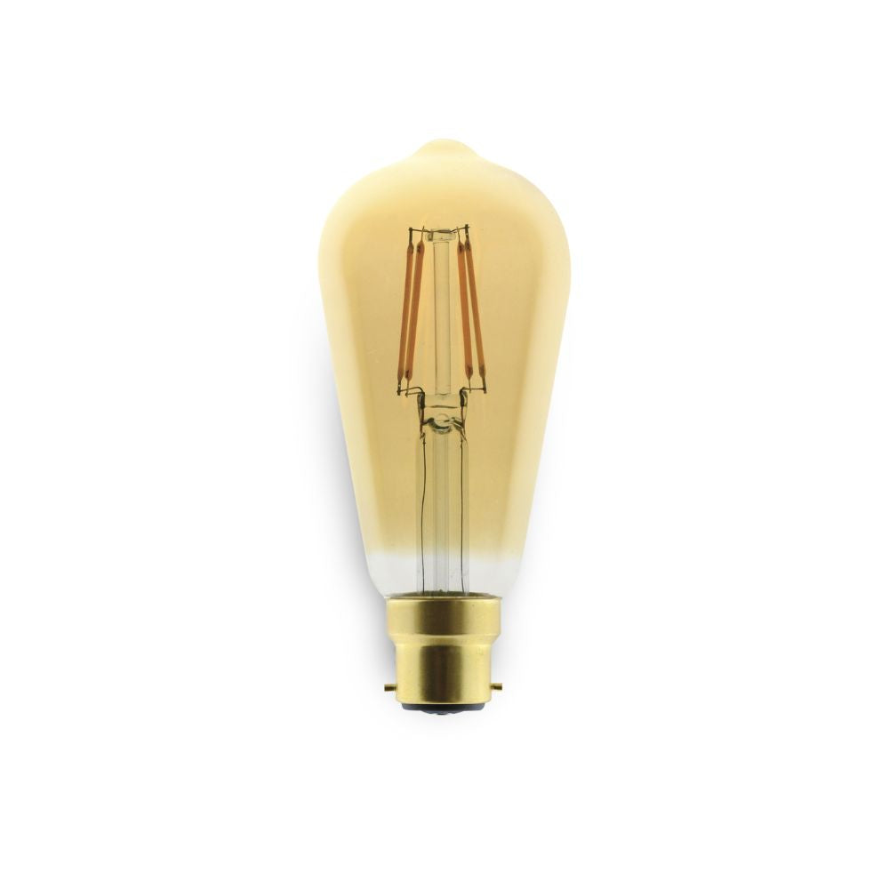 Atom AT9480 - 5W LED Dimmable Pear ST64 Shape Filament Globe 2700K - E27/B22-Atom Lighting-Ozlighting.com.au