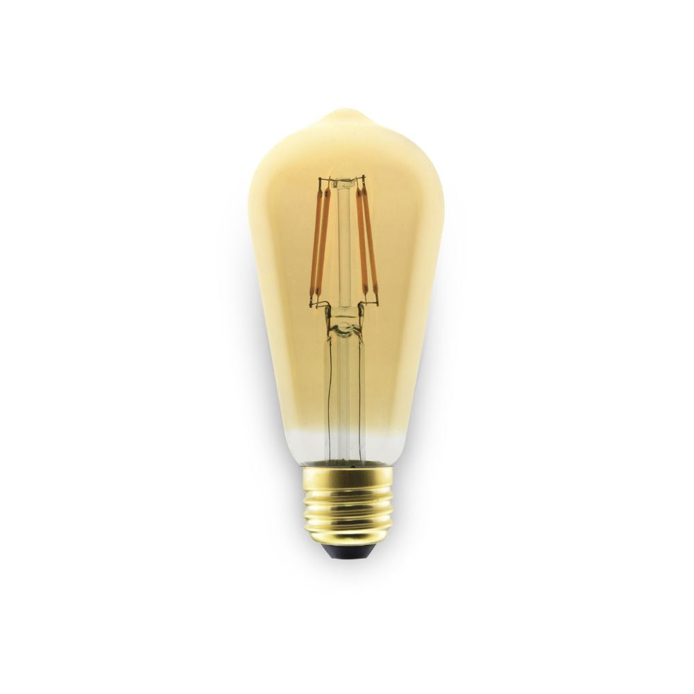 Atom AT9480 - 5W LED Dimmable Pear ST64 Shape Filament Globe 2700K - E27/B22-Atom Lighting-Ozlighting.com.au