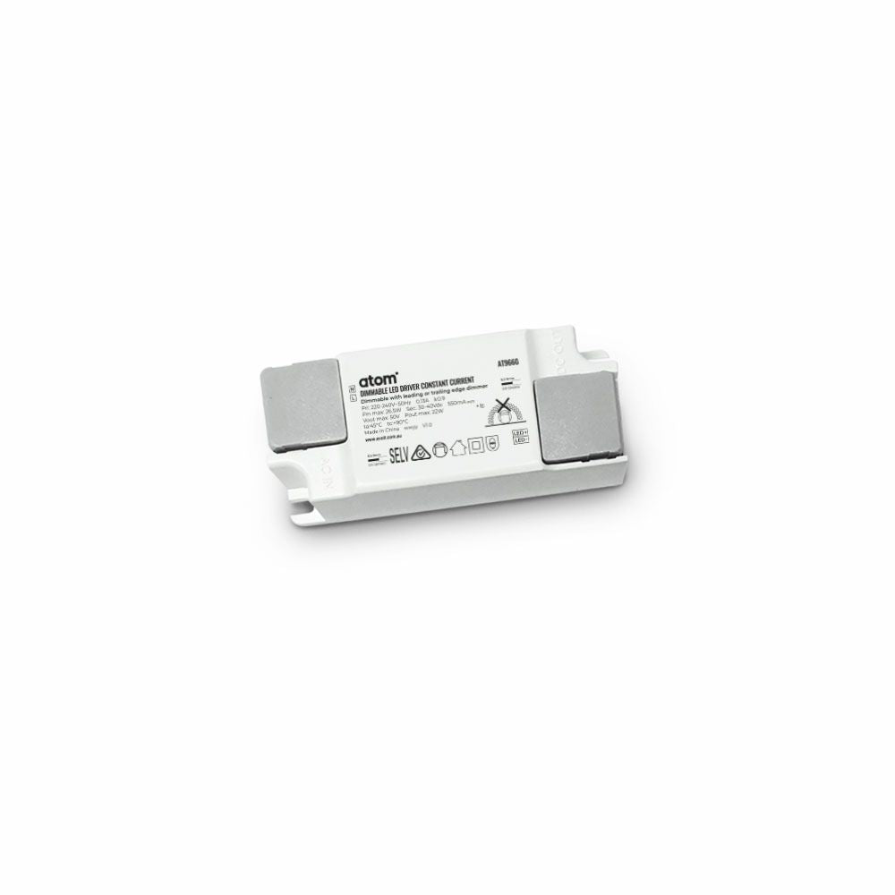 Atom AT9660/1 LED Driver - 20W 550mA / 36W 900mA LED Constant Current Dimmable IP20-Atom Lighting-Ozlighting.com.au