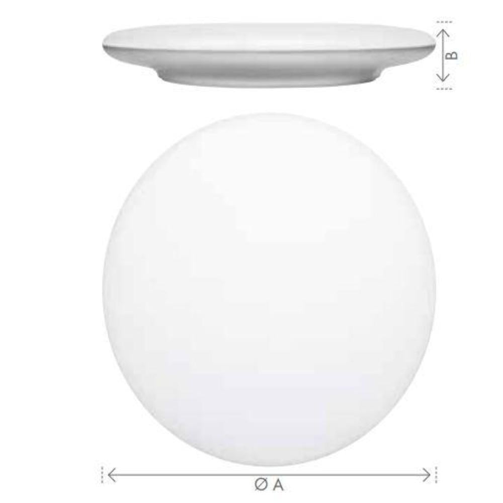 Brilliant ALLORA - 12W/25W LED Dimmable 250mm/400mm Round Oyster Ceiling Light IP44 - 4200K-Brilliant Lighting-Ozlighting.com.au