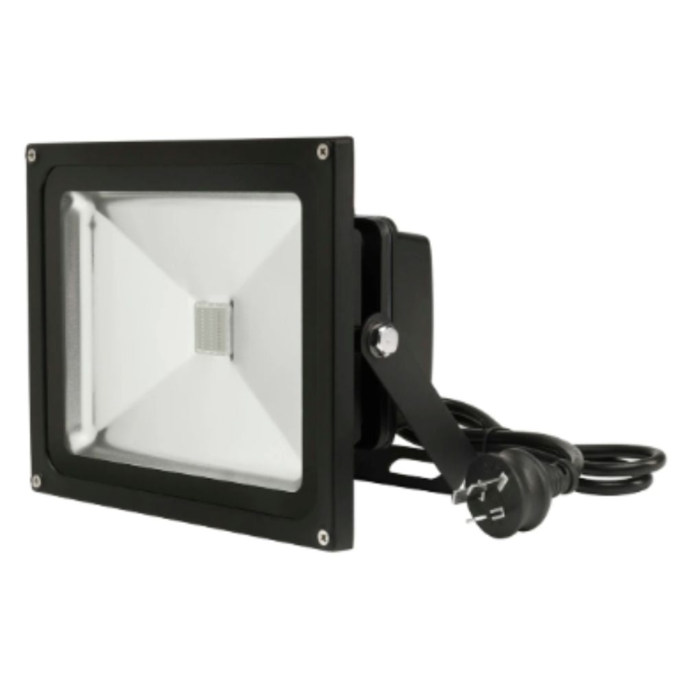 Brilliant AVENGER LED Outdoor Floodlight - 30W RGB Colour Changeable DIY, Remote IP65-Brilliant Lighting-Ozlighting.com.au