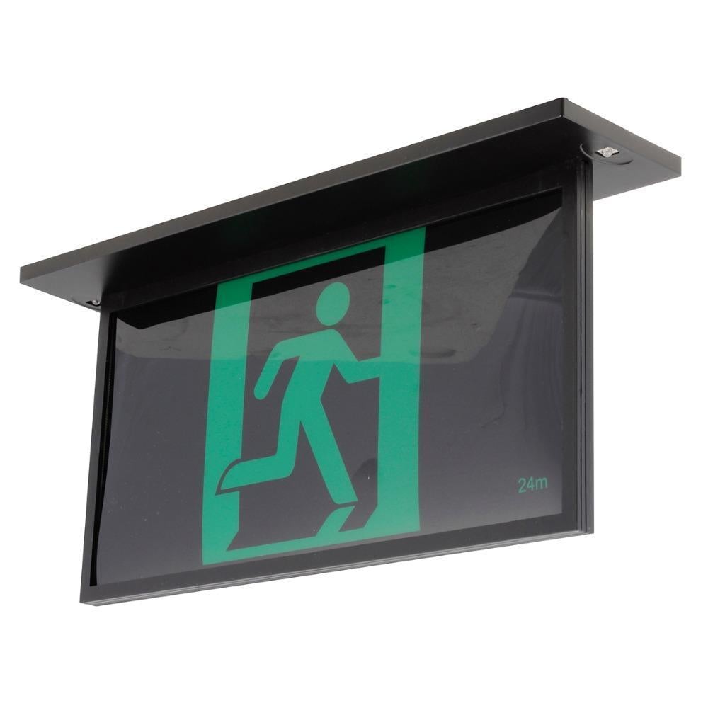 Brilliant BLADE Recessed Emergency LED Exit Sign - 2W-Brilliant Lighting-Ozlighting.com.au