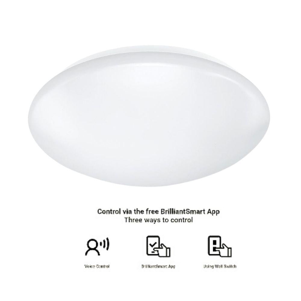 Brilliant CORDIA-SMART - 24W Colour Tuneable White LED Round Ceiling Light-Brilliant Lighting-Ozlighting.com.au