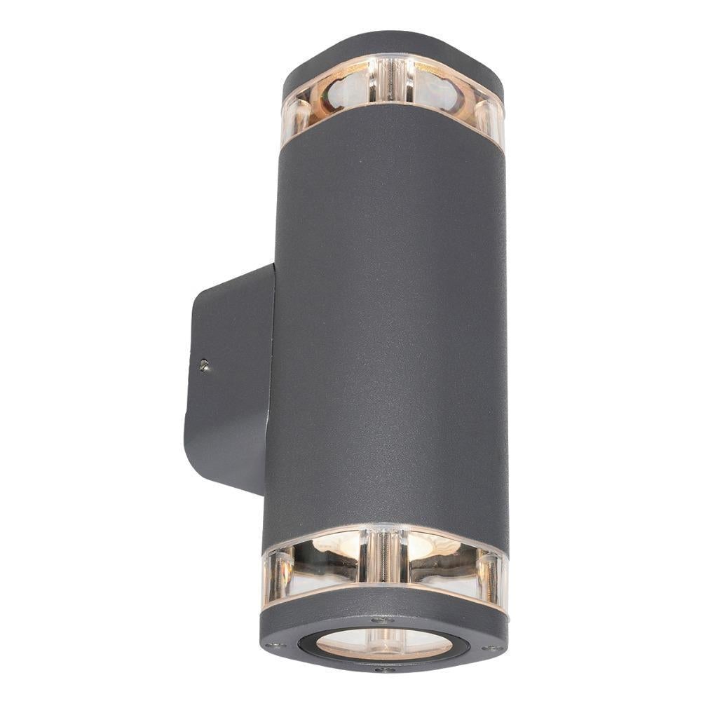 Brilliant GLENELG LED Outdoor Wall Light - 4W/8W, Down Only or Up/Down, GU10, IP65, 3000K-Brilliant Lighting-Ozlighting.com.au