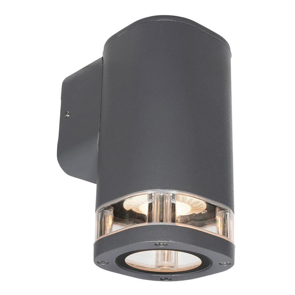 Brilliant GLENELG LED Outdoor Wall Light - 4W/8W, Down Only or Up/Down, GU10, IP65, 3000K-Brilliant Lighting-Ozlighting.com.au
