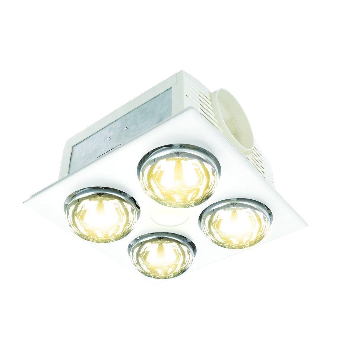 Brilliant HORIZON-4 Bathroom Heater-Light-Exhaust Fan - 3-in-1-Brilliant Lighting-Ozlighting.com.au