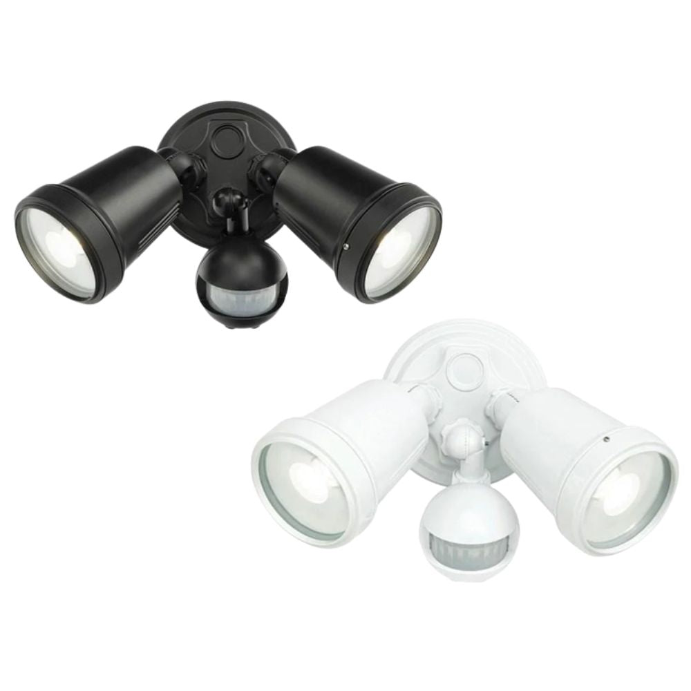 Brilliant HUNTER TRIO 22W LED Tri Colour Twin Head Exterior