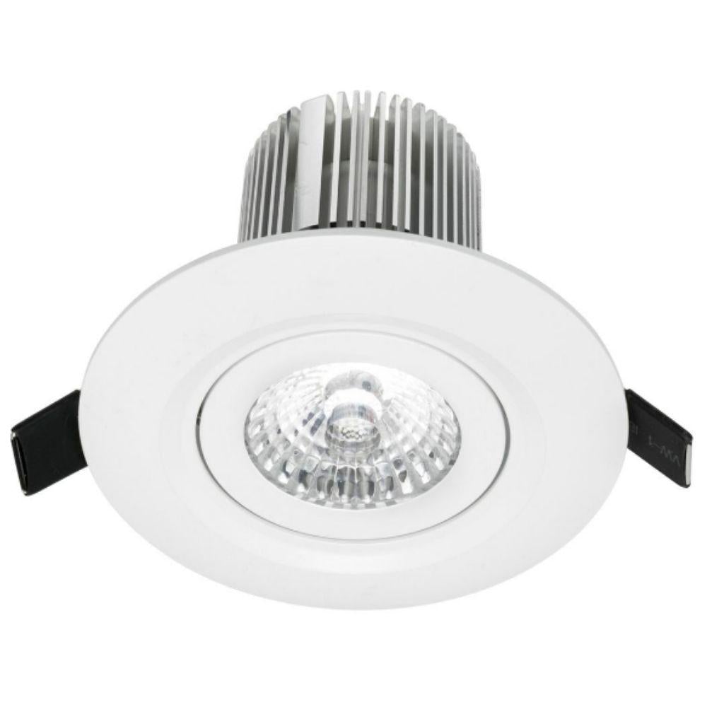 Brilliant LUXOR LED Downlight - 10W Tri-Colour Dimmable Round Tilt Adjustable, IP20-Brilliant Lighting-Ozlighting.com.au